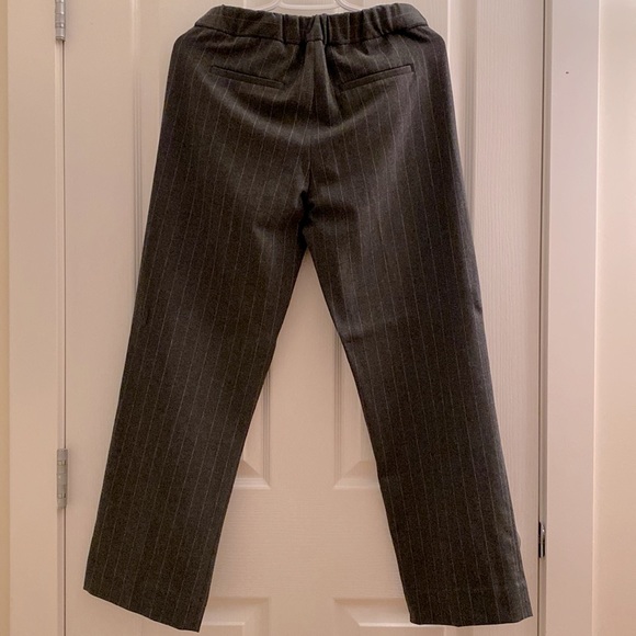 BANANA REPUBLIC High-Rise Straight Elastic-Waist Pants Size 4 - Picture 7 of 14